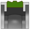 Ущільнення поршню DK109D / K09-D